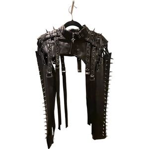 Darker Waves Downbeat Spiked Shrug